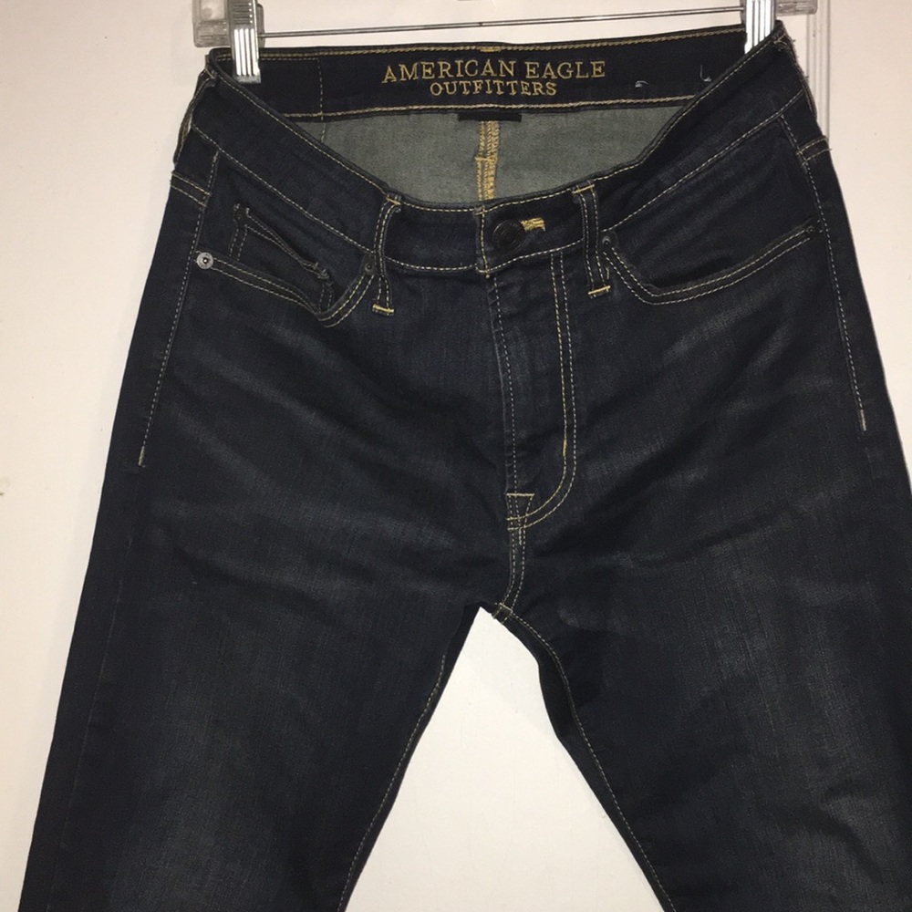 Aeo dark denim jeans